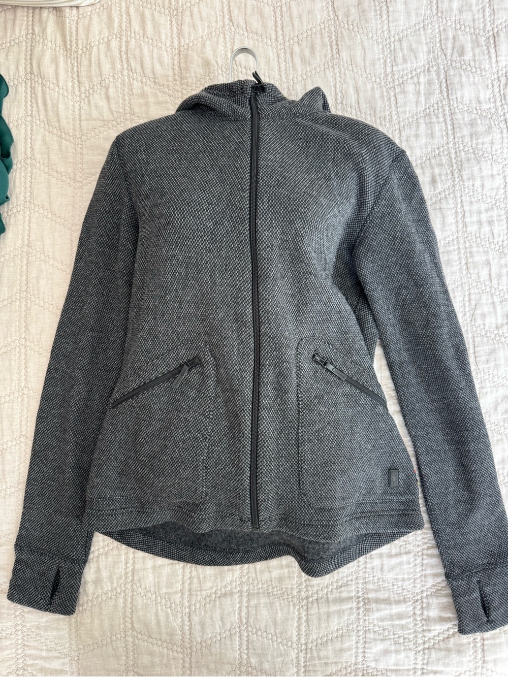 Smartwool Heritage Trail Women's Charcoal Hooded full Zip Jacket